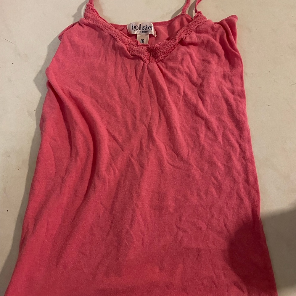 Hollister tank top.  Please note this brand runs small!